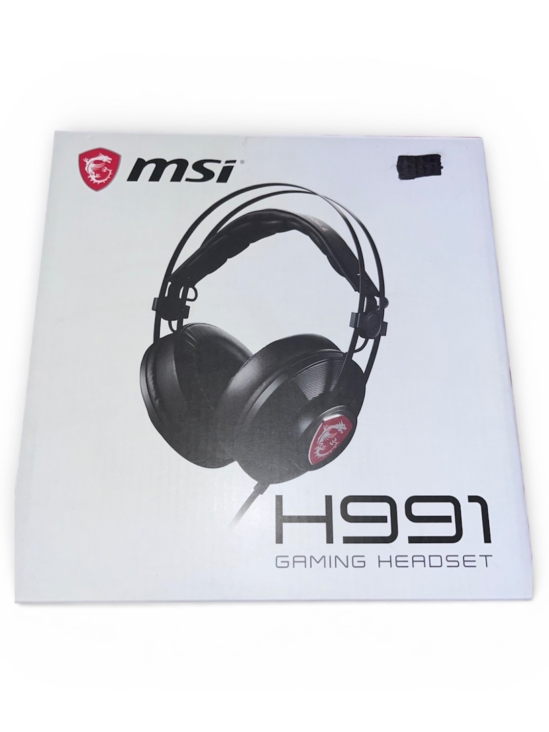 MSI H991 Wired PC Gaming Headset with Microphone (S37-21000A1-V33) - Black