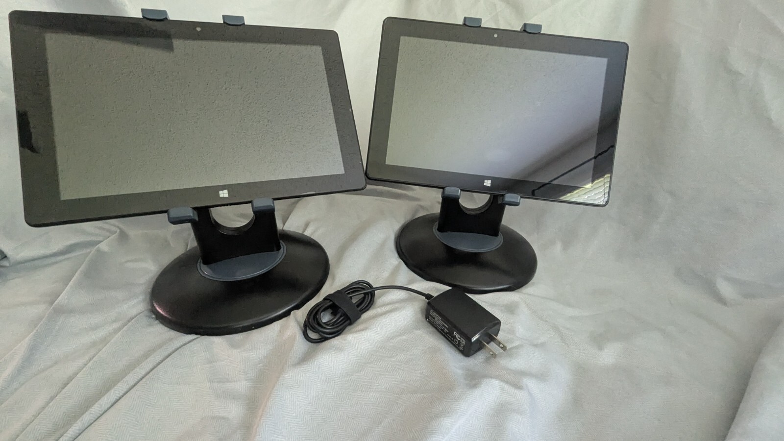 LOT OF 2 - Fusion5 FWIN232 Black 10.1in 2GB RAM 64GB HD Windows 10 Home PLS READ