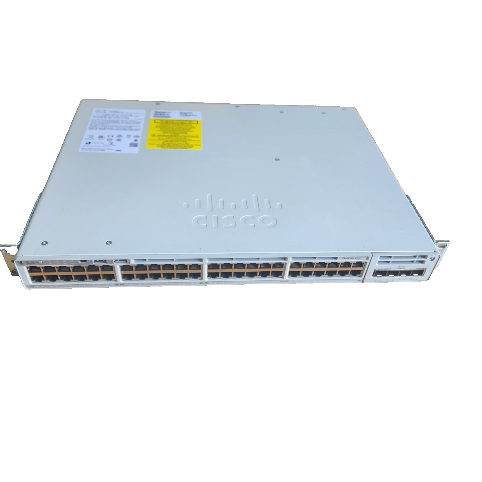 Cisco Catalyst C9200-48P-E 48 Ports PoE+ Gigabit Layer 3 Switch with C9200-NM-4G