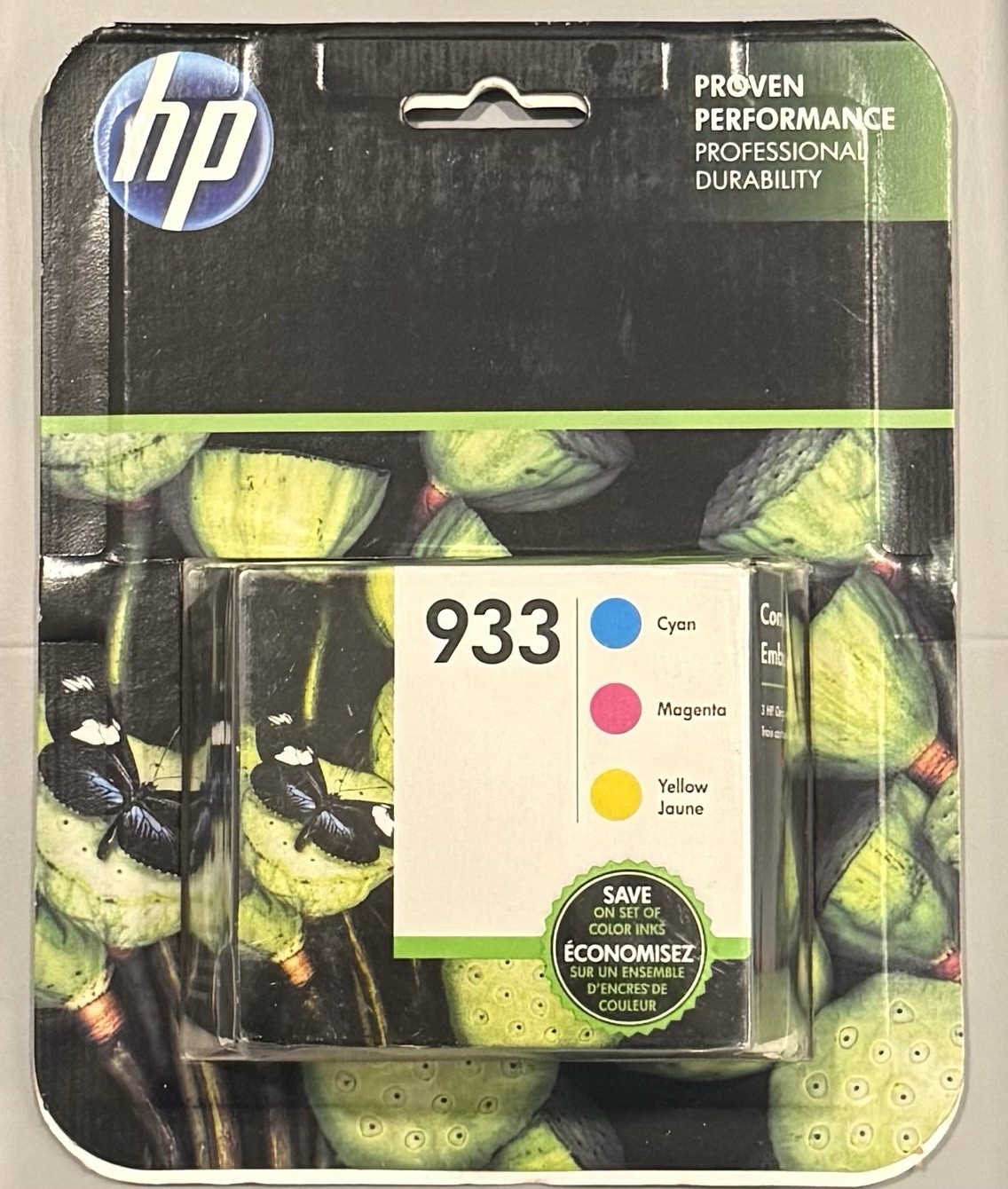 NEW HP 933 CMY Cyan Magenta Yellow Genuine Original Ink Cartridge Combo N9H56FN