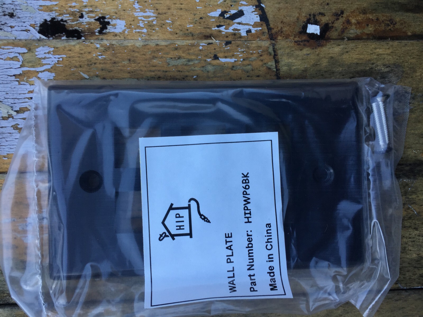  Keystone 6 Port Wall Plate - black PN: HIPWP6BK (lot of 25) 