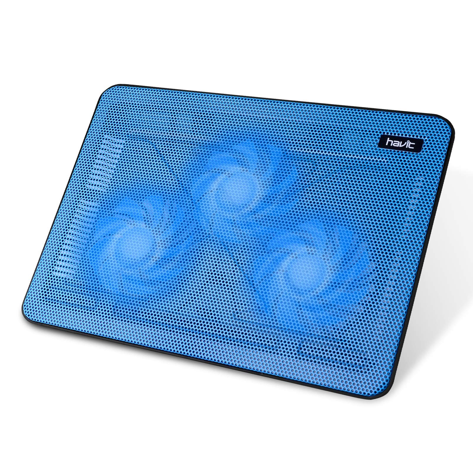 havit HV-F2056 Laptop Cooling Pad for 15.6-17 Inch Laptops, Blue blue