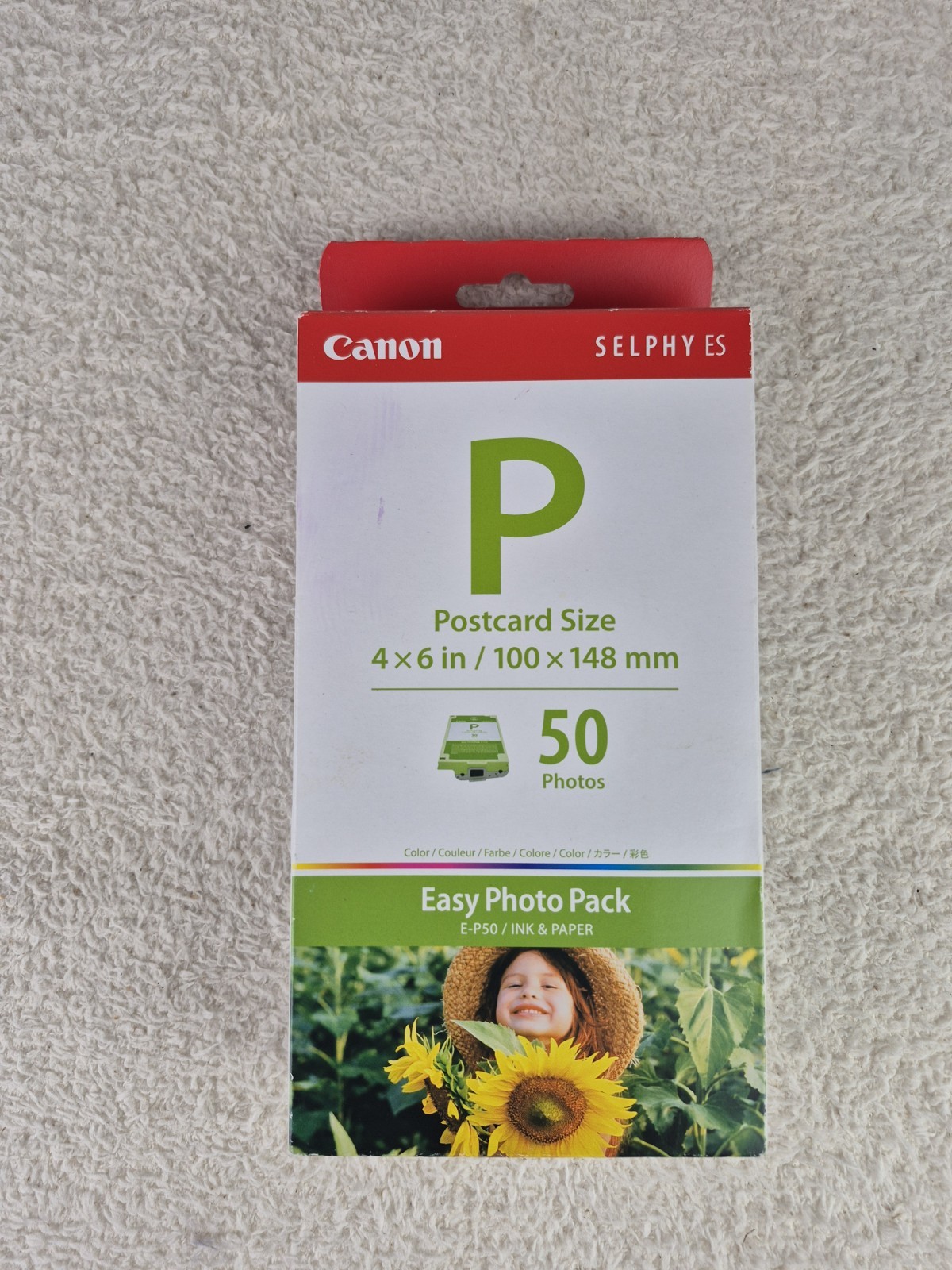 Canon Easy Photo Pack E-P50 - Print ribbon cassette and paper kit - for Canon SE