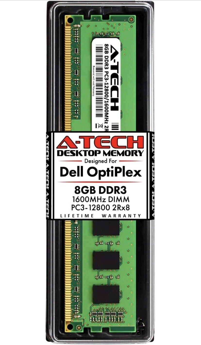Dell 8GB (1x 8GB) PC3-12800U (DDR3-1600) Memory (SNP66GKYC/8G)
