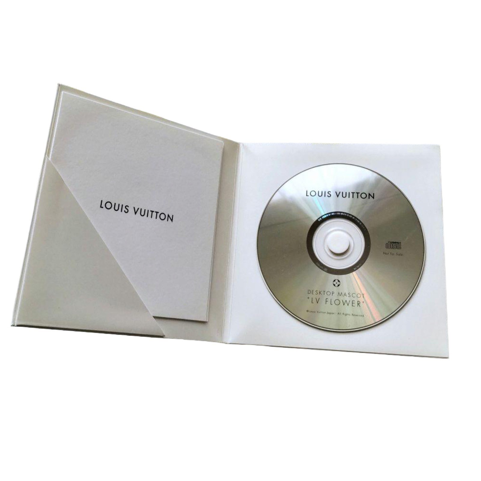 Louis Vuitton Promotional CD-ROM Desktop Mascot LV Flower Monogram Not for Sale