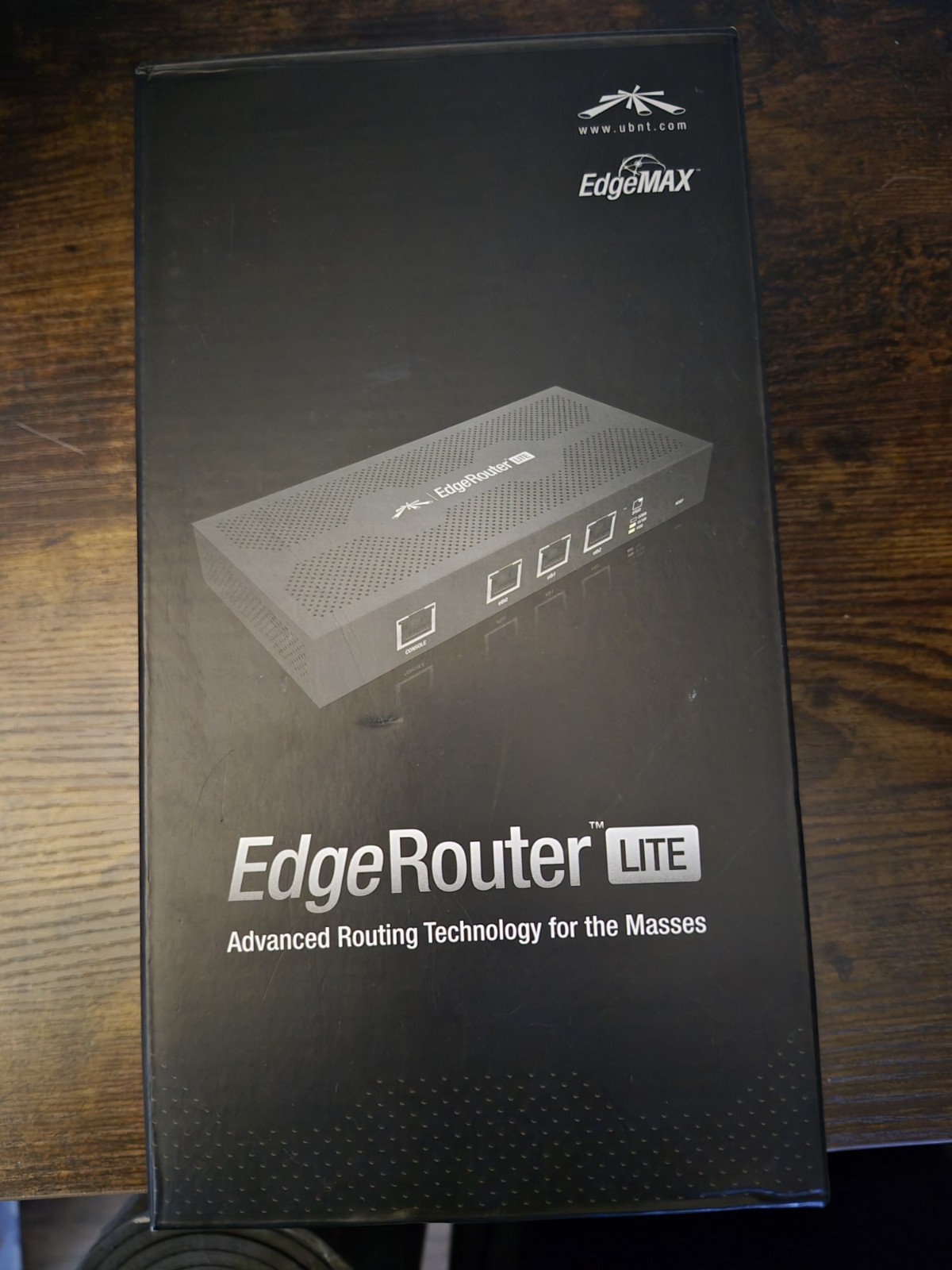 Ubiquiti EdgeRouter Lite ERLite-3 EdgeMAX 3-Port Gigabit Router New Open Box