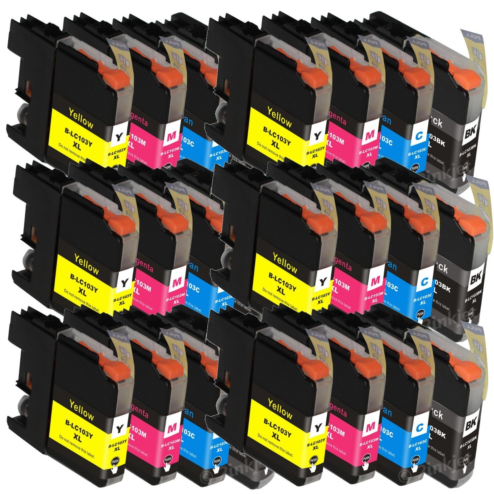 24Pk LC103 XL LC-103 Ink Cartridges For DCP-J152W MFC-J245 MFC-J285DW MFC-J450DW