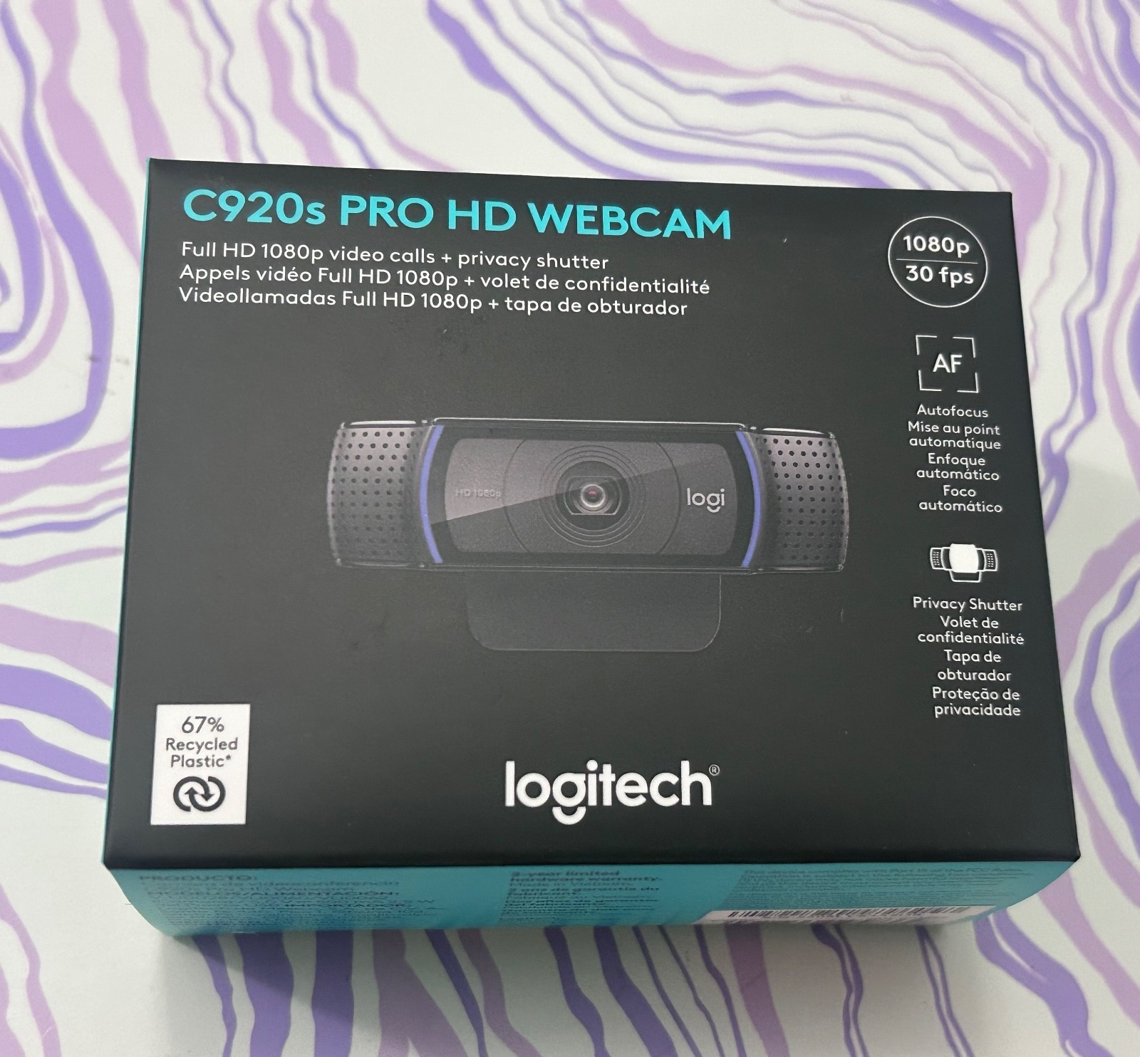 Logitech C920s Pro HD 1080p Webcam with Privacy Shutter - In Hand Fast Shipping