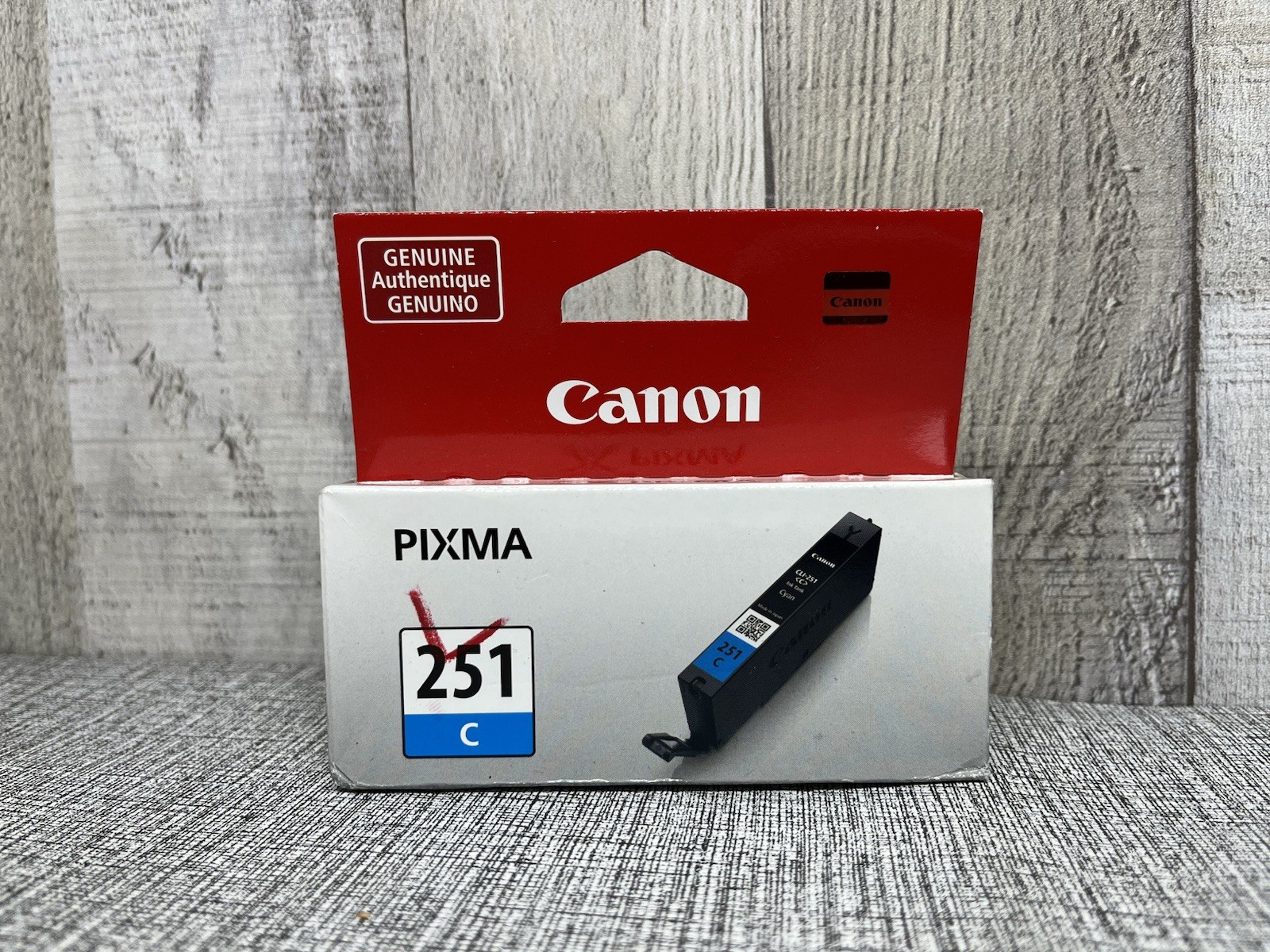 Genuine Canon 251C Cyan Ink Cartridge Factory OEM Brand New Sealed In Package