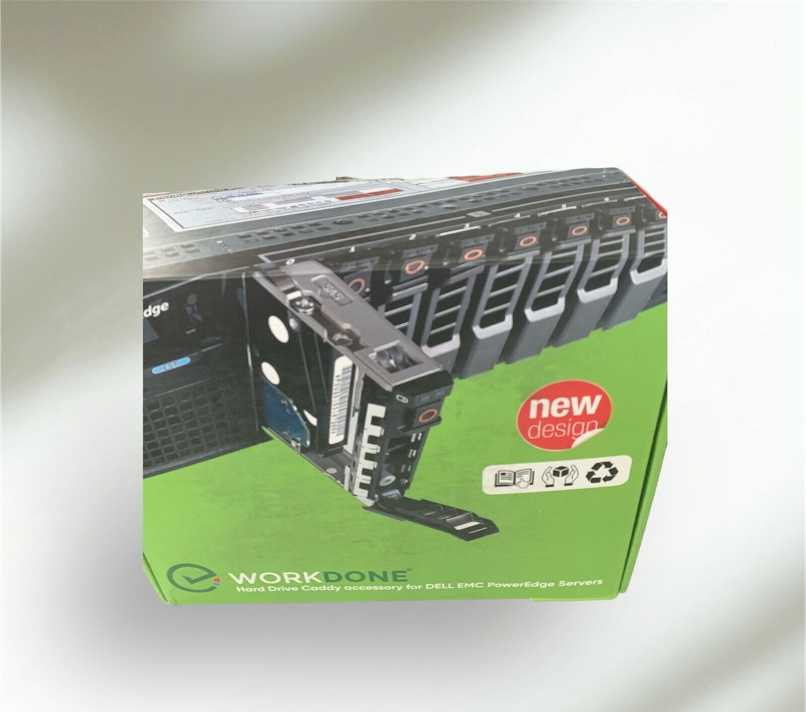 WORKDONE 6 Pack - 3.5" Hard Drive Caddy with 2.5" Hard Drive Adapters