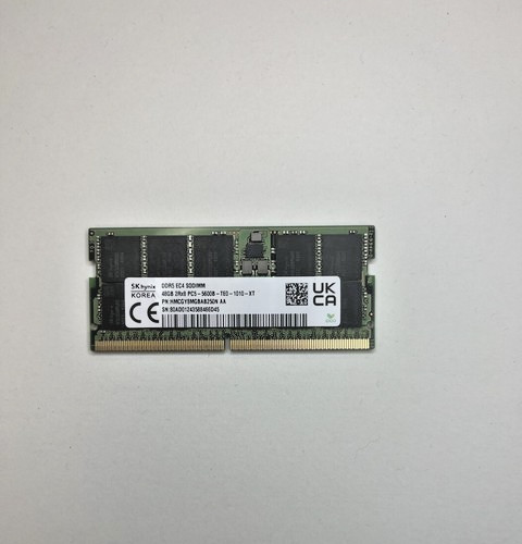 SK Hynix 48GB DDR5-5600 RAM PC5-44800 ECC Unbuffered SODIMM Laptop Memory TESTED