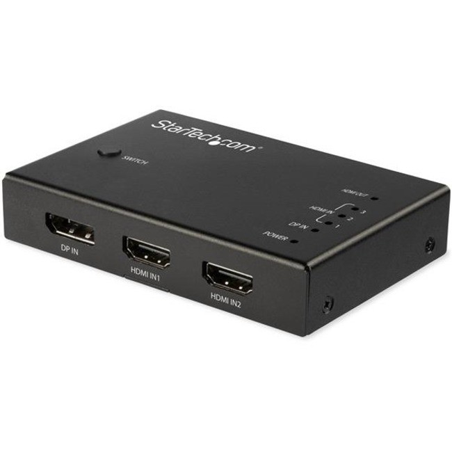 StarTech 4 Port HDMI Video Switch - 3x HDMI & 1x DisplayPort - 4K 60Hz - Multi