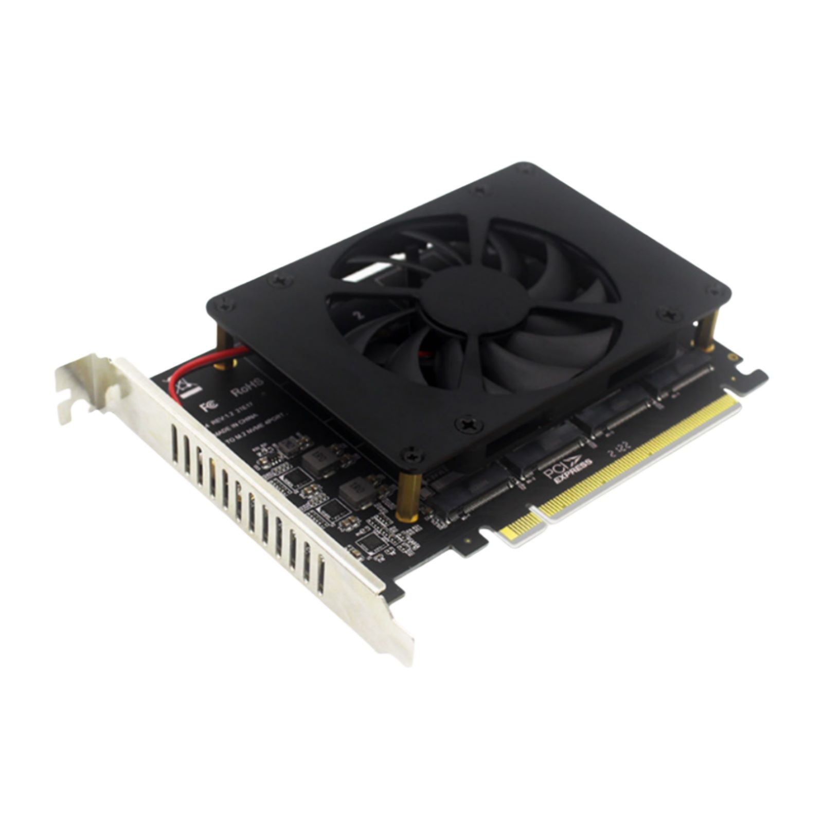 NVME M.2 SSD Adapter Card PCIE 3.0/4.0 4*32Gbps Multi-System Compatibility