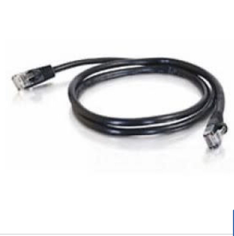 QUIKTRON (LEGRAND) Value Series™ Cat 5e Booted Patch Cord, 10 ft., Black