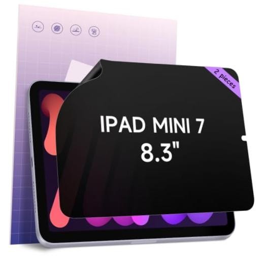 2 Pack Privacy Screen Protector For B-2pcs-ipad mini 6/7th Black Monitor Screen