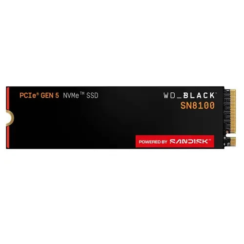 WD Black SN8100 4TB NVMe PCIe 5.0x4 M.2 2280 SSD  (NEW) NO ORIGINAL BOX.