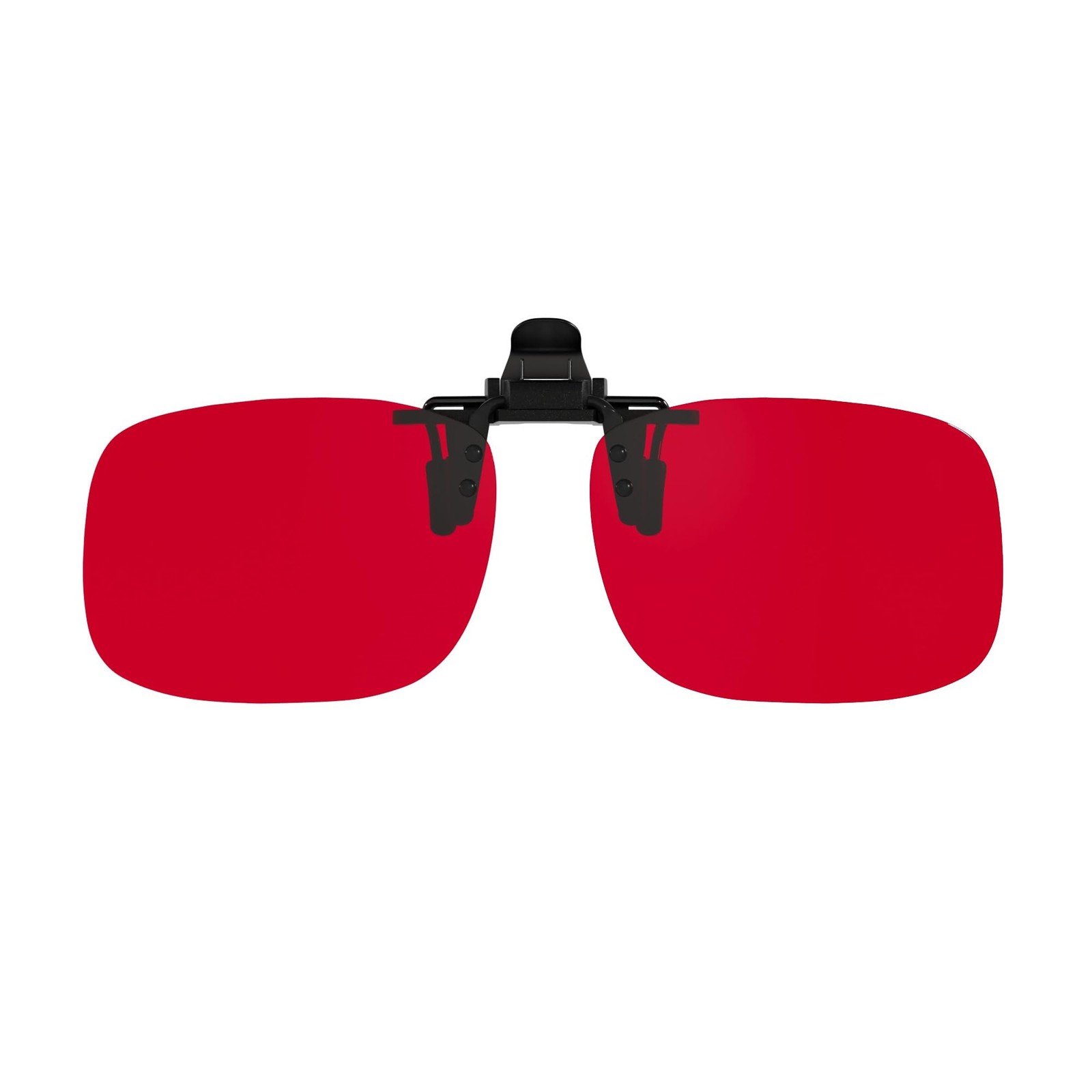 Clip on Blue Light Blocking Glasses, Red Lens for Sleep, 58*40MM