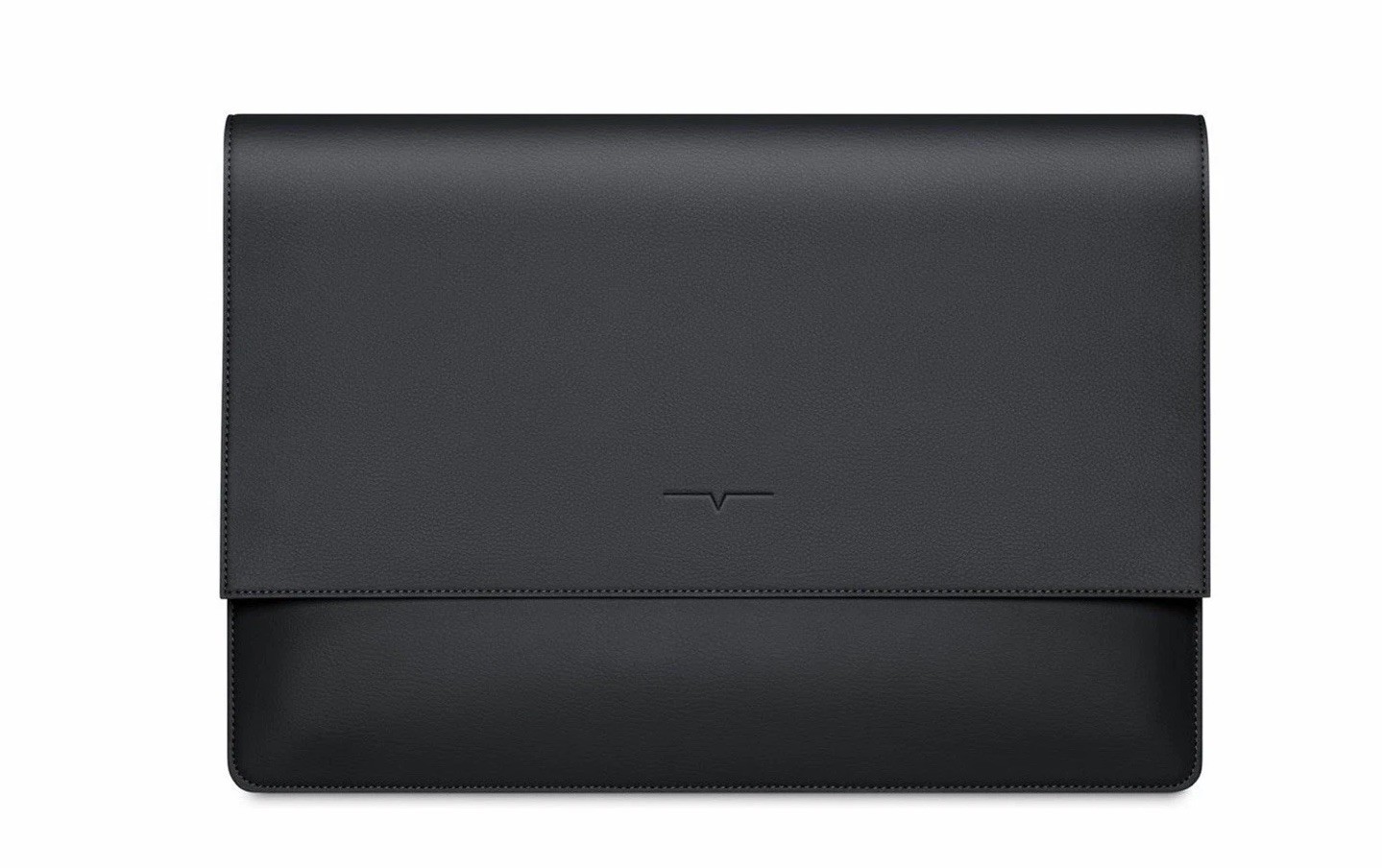 New Von Holzhausen MacBook Portfolio 16" vegan Leather Cover Black