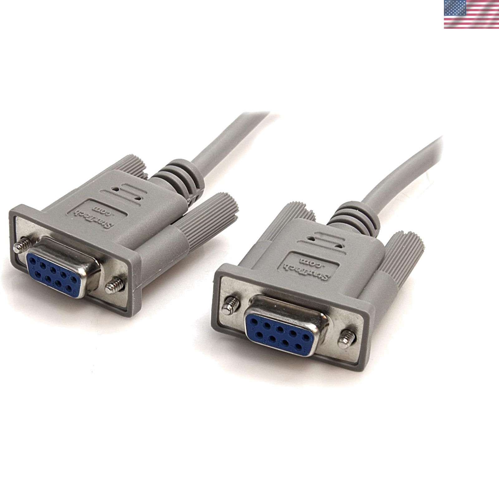 Versatile 10ft RS232 Serial Data Transfer Cable - DB9 Females Connect Seamlessly