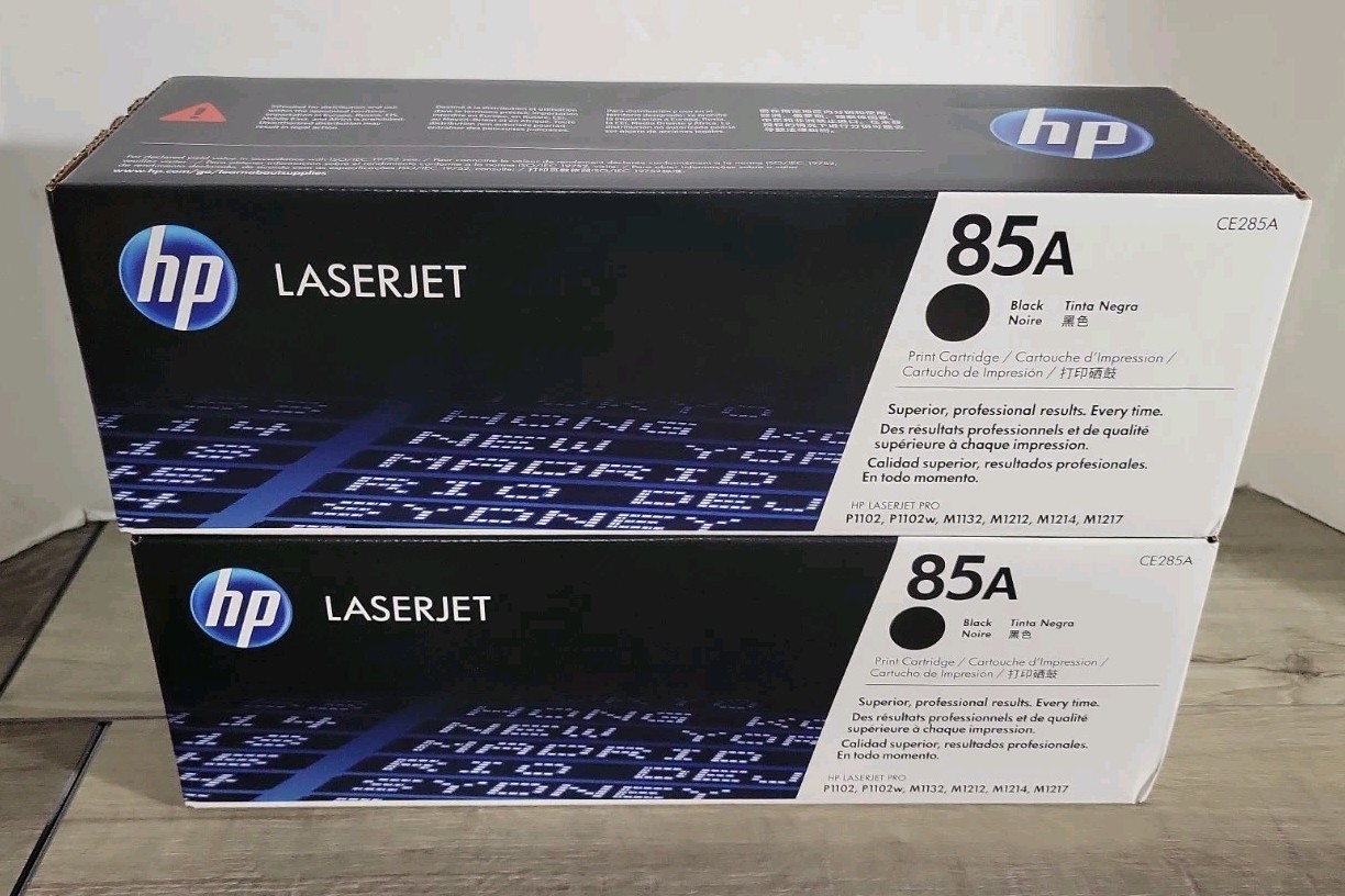 HP 85A Black - Standard Yield Toner Cartridge  (2-Pack)