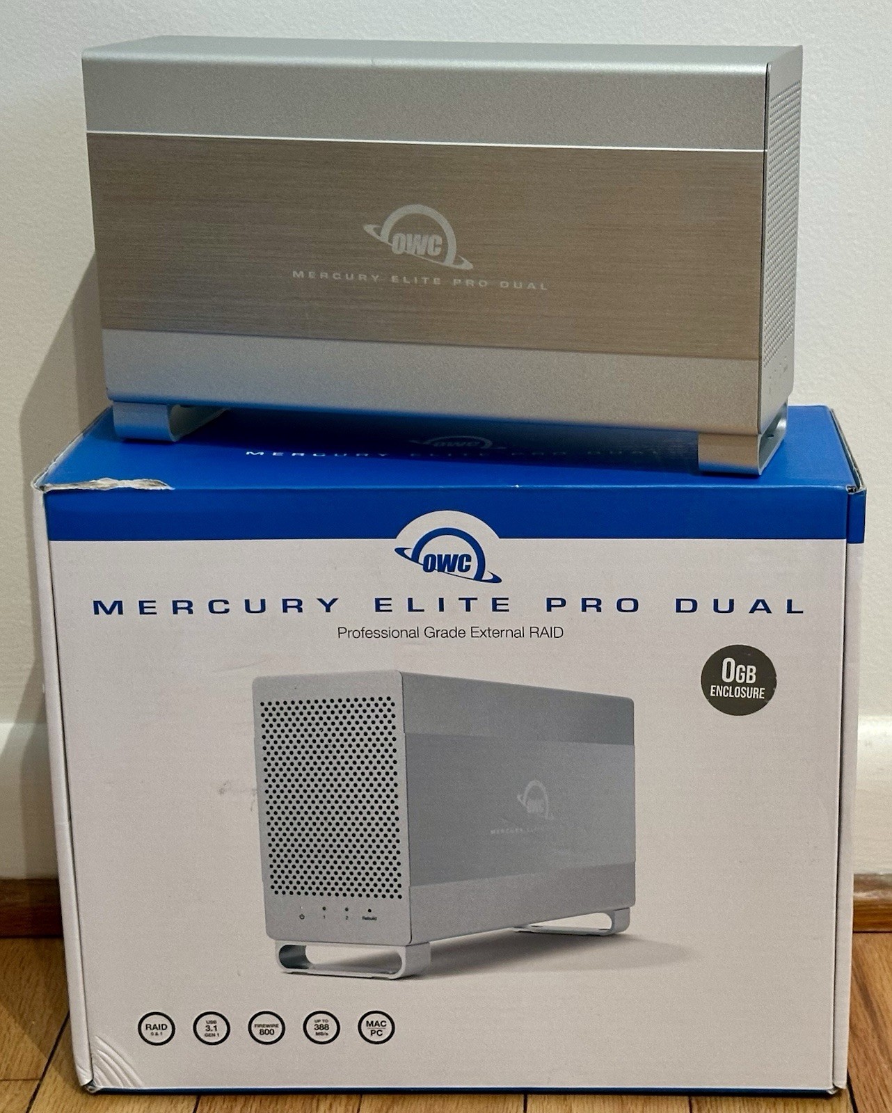 OWC Mercury Elite Pro Dual 1TB 2-Bay, USB 3.1, eSATA, RAID Array