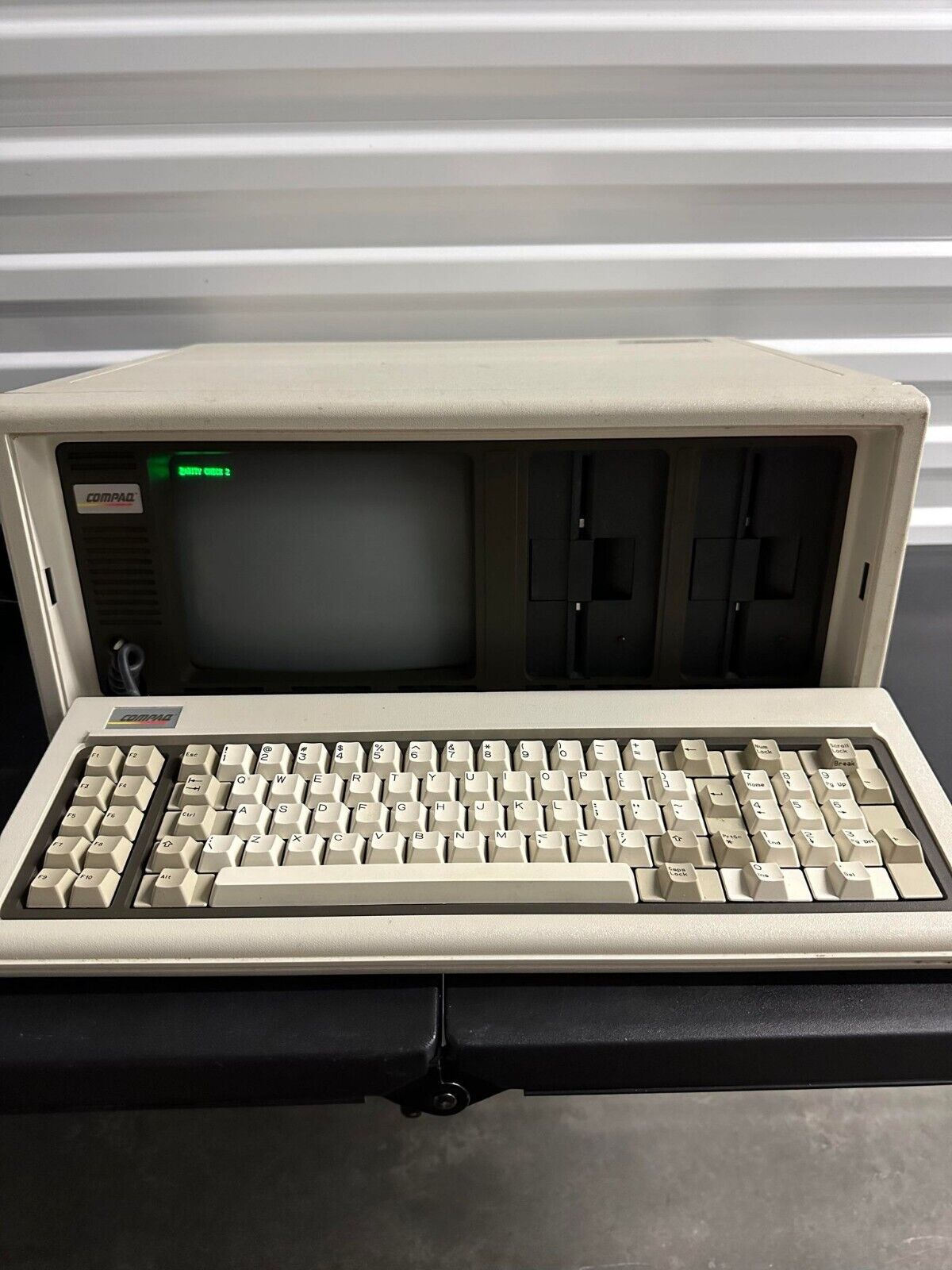 Vintage Compaq Portable PC Computer