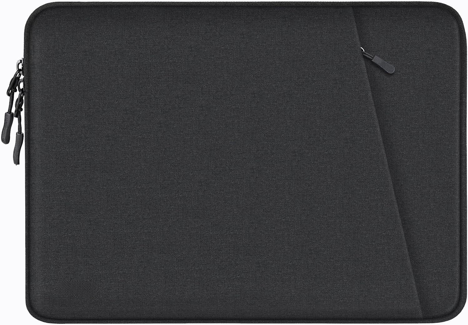 13.3‑14Inch Anti‑Shock Laptop Sleeve With Pocket For MacBook Air Pro Black Cover