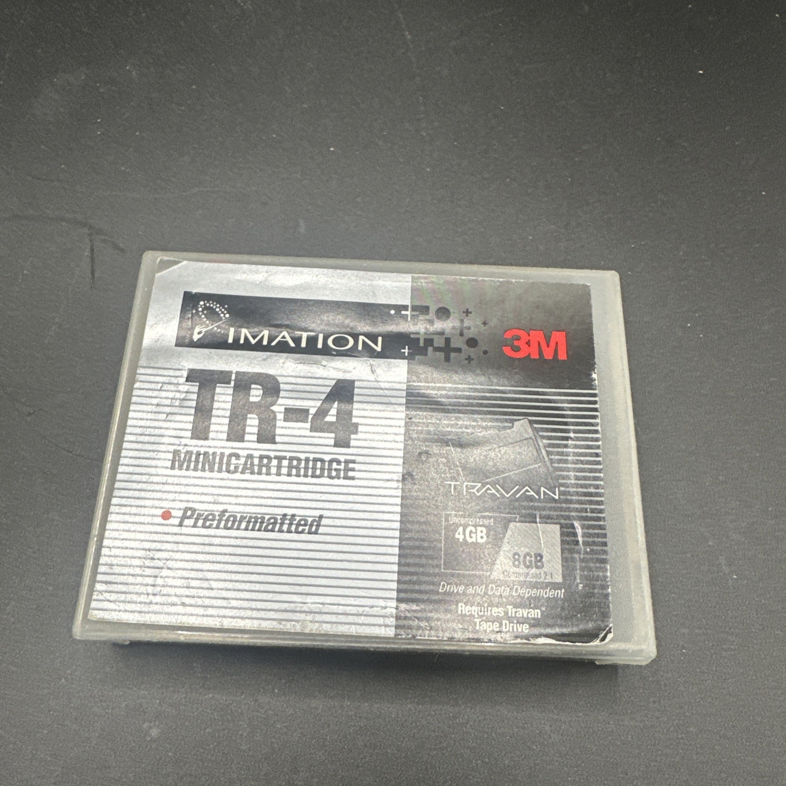 IMATION 3M TR-4 MINICARTRIDGE PREFORMATTED   FOR TRAVAN TAPE DRIVE SINGLE