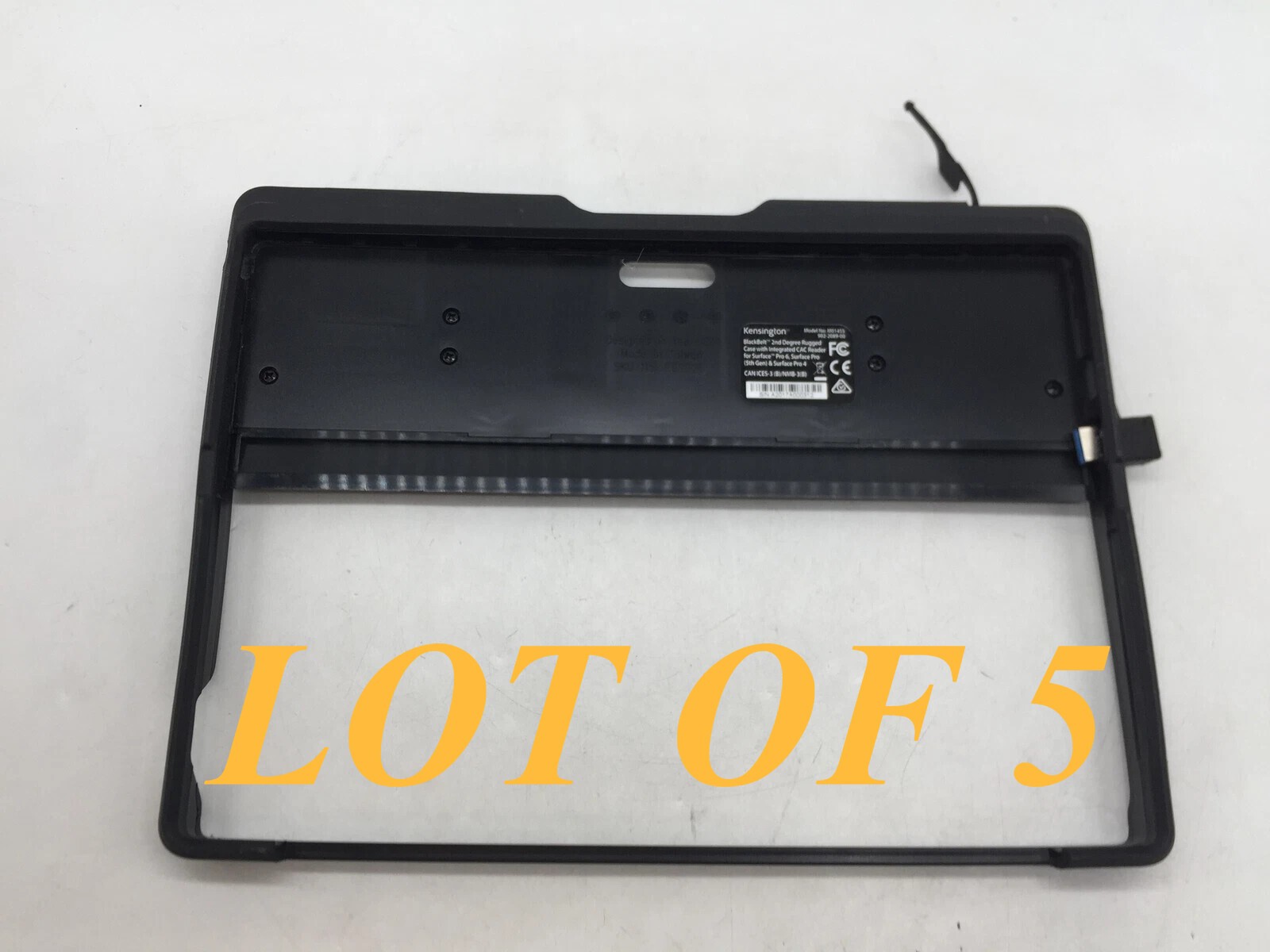LOT OF 5 Kensington BlackBelt 2nd Degree Rugged Case for Surface Pro 4 /5/6/7