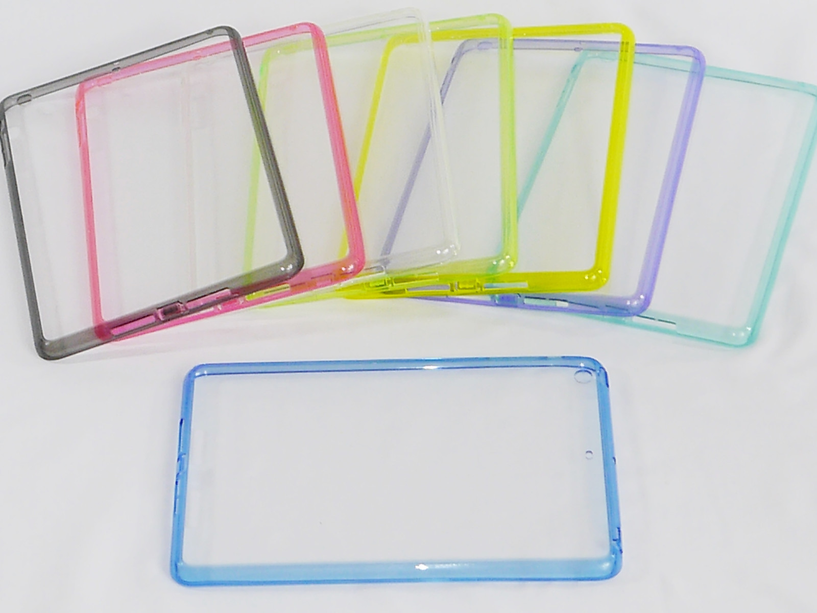 iPad Mini 1/2/3/ iPad Air/Air 2 Transparent Ultra Clear TPU Back Cover Case
