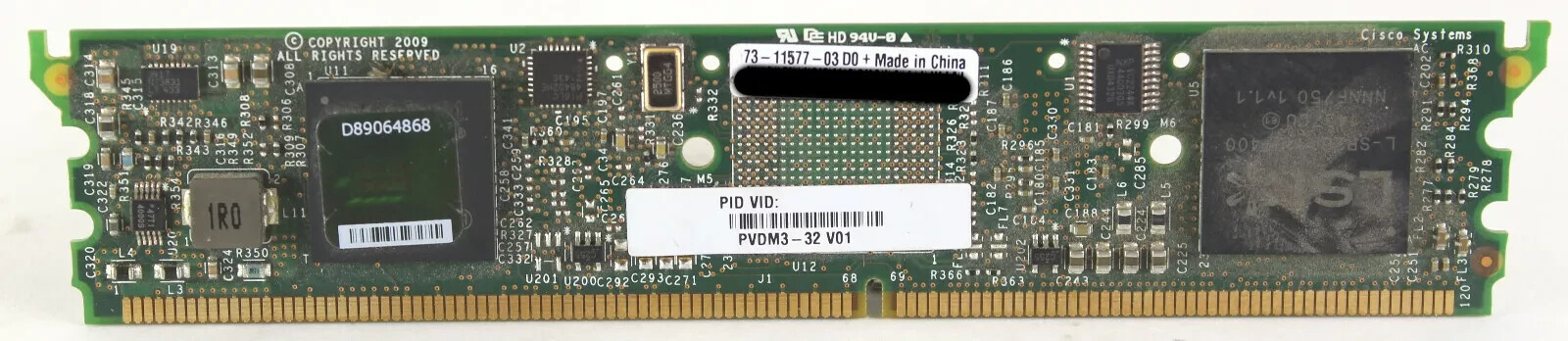 Cisco PVDM3-32 - 32 Channel Voice Video High-Density DSP Module 73-11577-03
