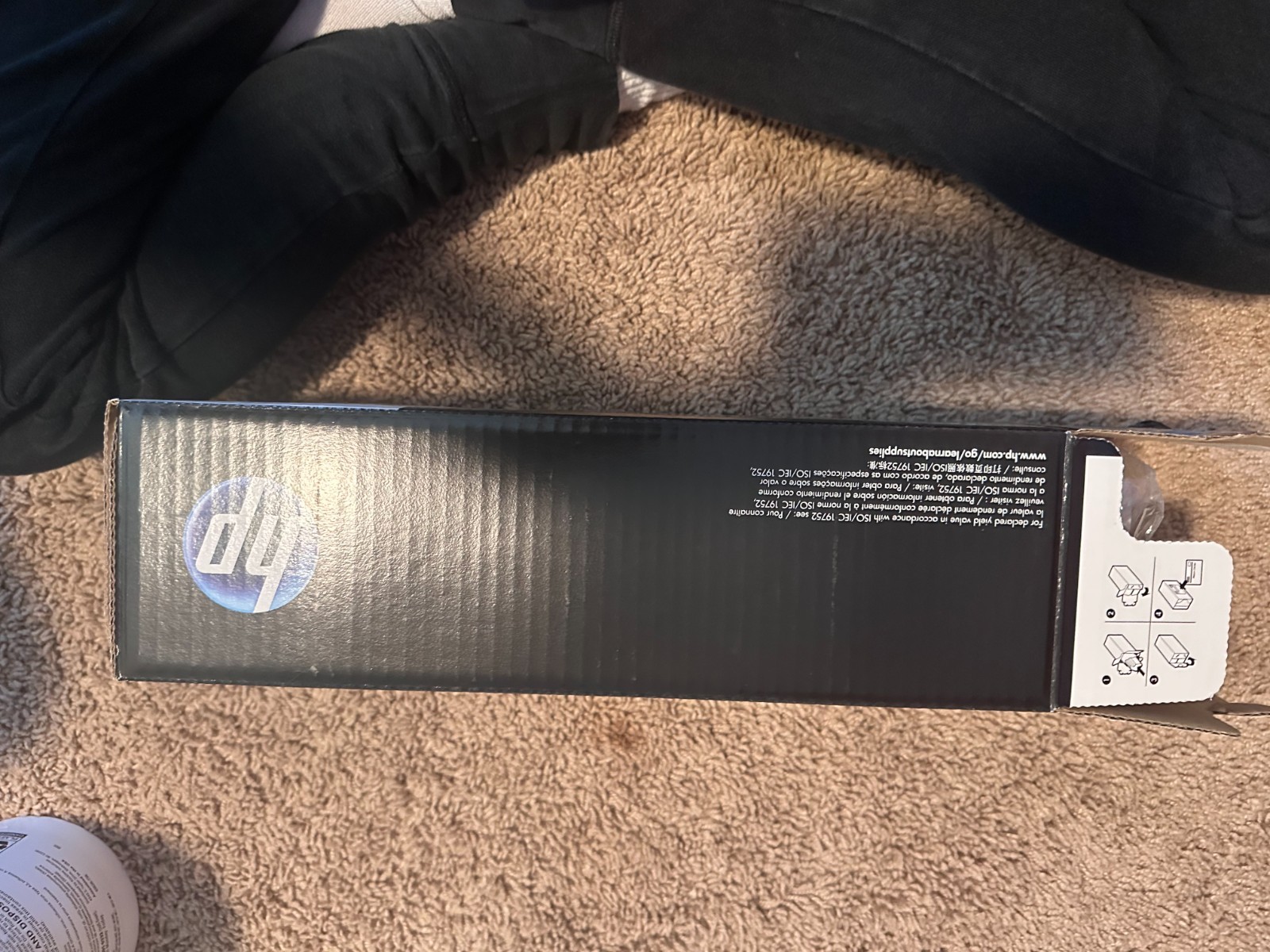 Genuine OEM HP 12A (Q2612A) Black Toner Cartridge – Open Box, Never Used