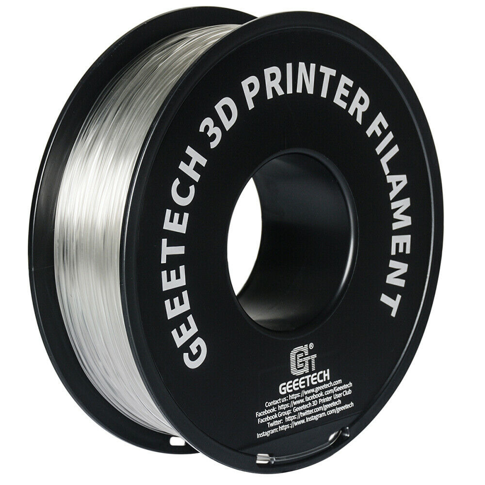 Geeetech 3D Printer 1KG/roll Transparent Color Filament PLA Printing 1.75mm