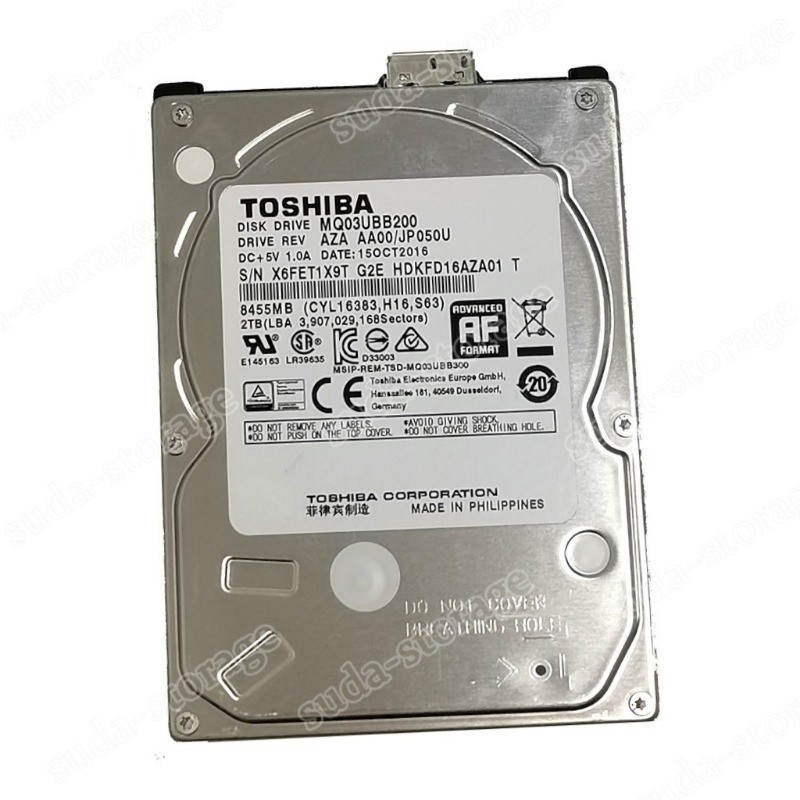 1PCS New Toshiba 2TB MQ03UBB200 2.5" USB 3.0 Portable External HDD Hard Disk Dr