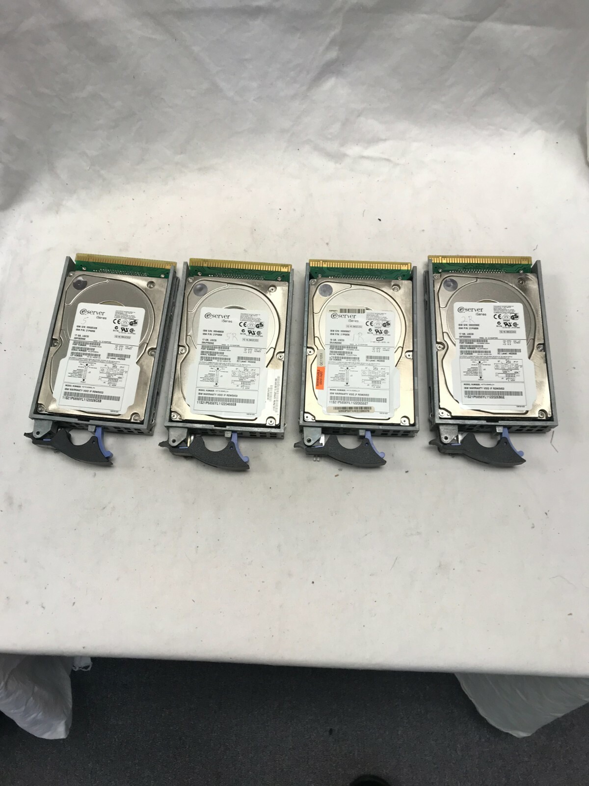 IBM 9406 4318 17GB 10K SCSI Hard Drive AS/400 DASD - Lot of 4,  21P6856