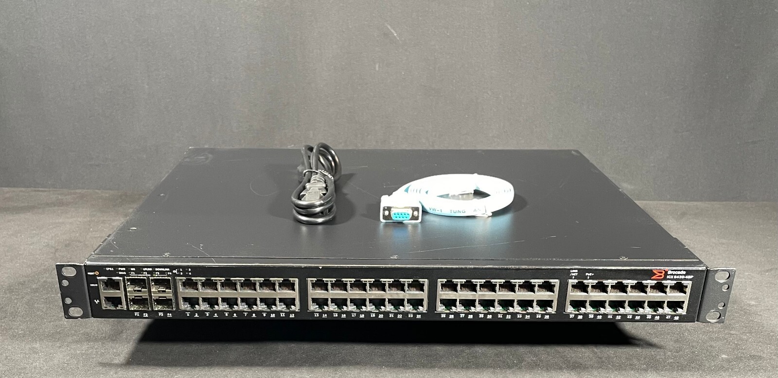 Brocade ICX6430-48P 48 Port 48x1Gbe   4×1 GbE SFP Uplink Ports -Same Day Ship