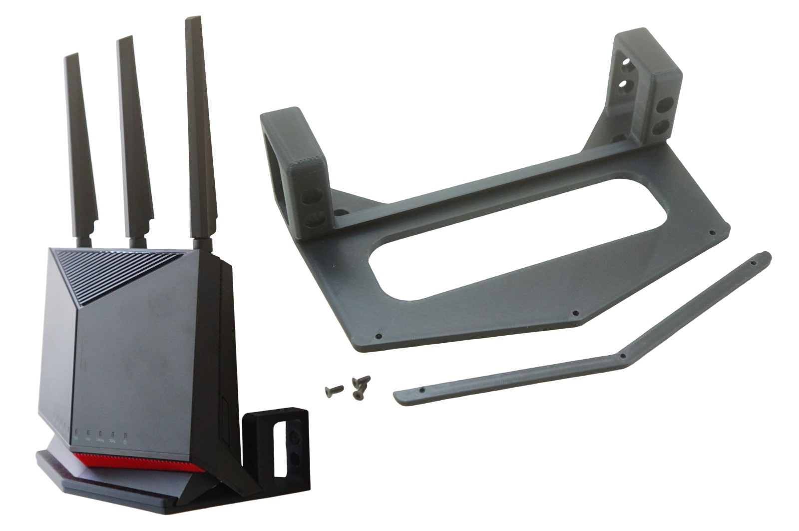 Wall Mount Holder Bracket for Asus RT-BE86U, BE6800 WiFi Router
