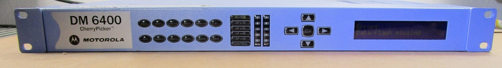 Motorola DM6400E AC 552583-003-00 Rev A (No Data Flash)