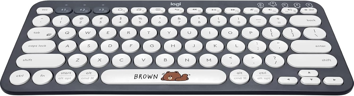 Logitech K380 Line-Friends Brown Multi-Device Bluetooth Wireless Keyboard