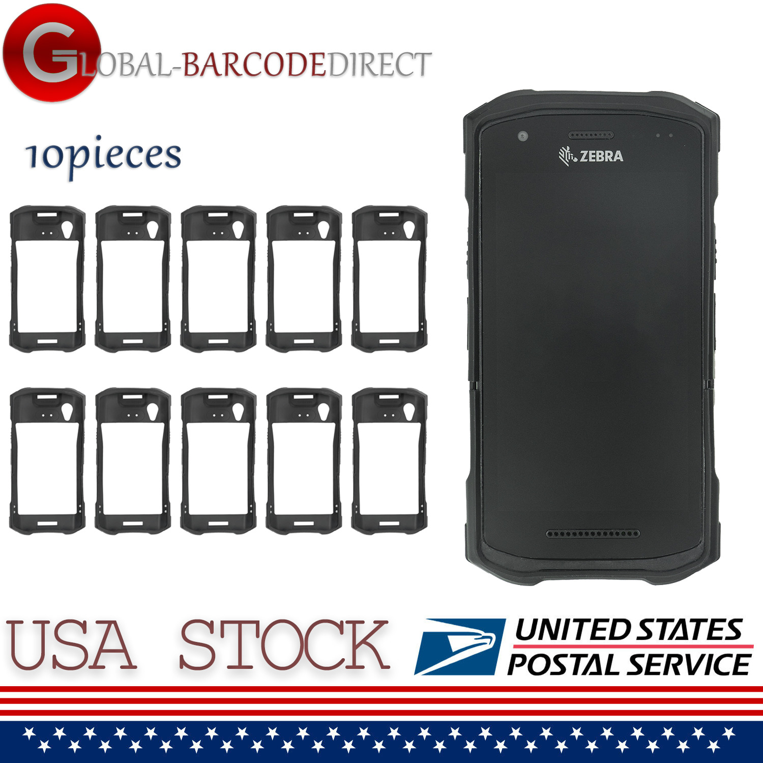 10x For Zebra TC21 TC26 Protective Cover Case Rugged Boot Barcode Scanner New
