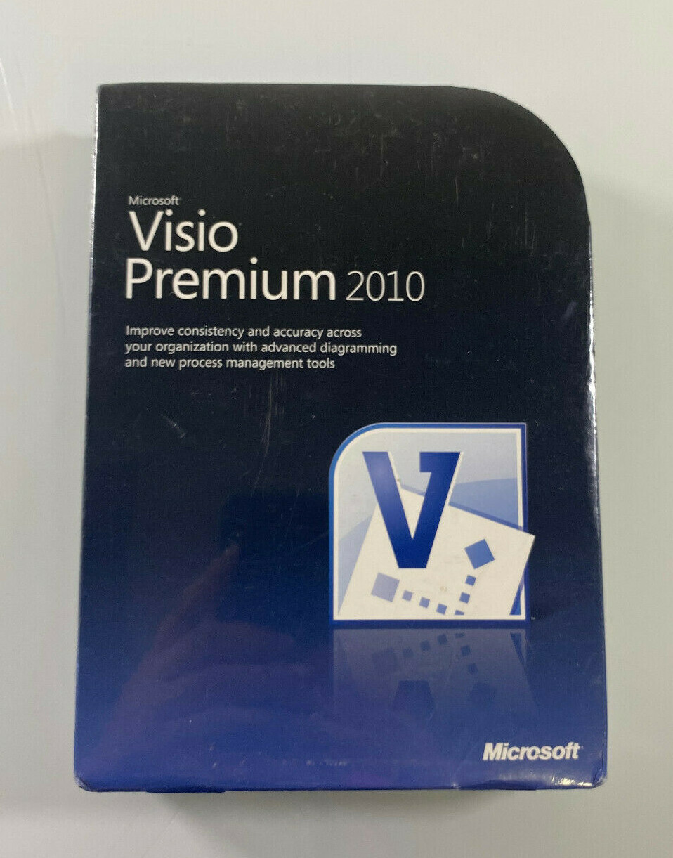 Microsoft Visio Premium 2010 For Windows Operating System 32/64 bit