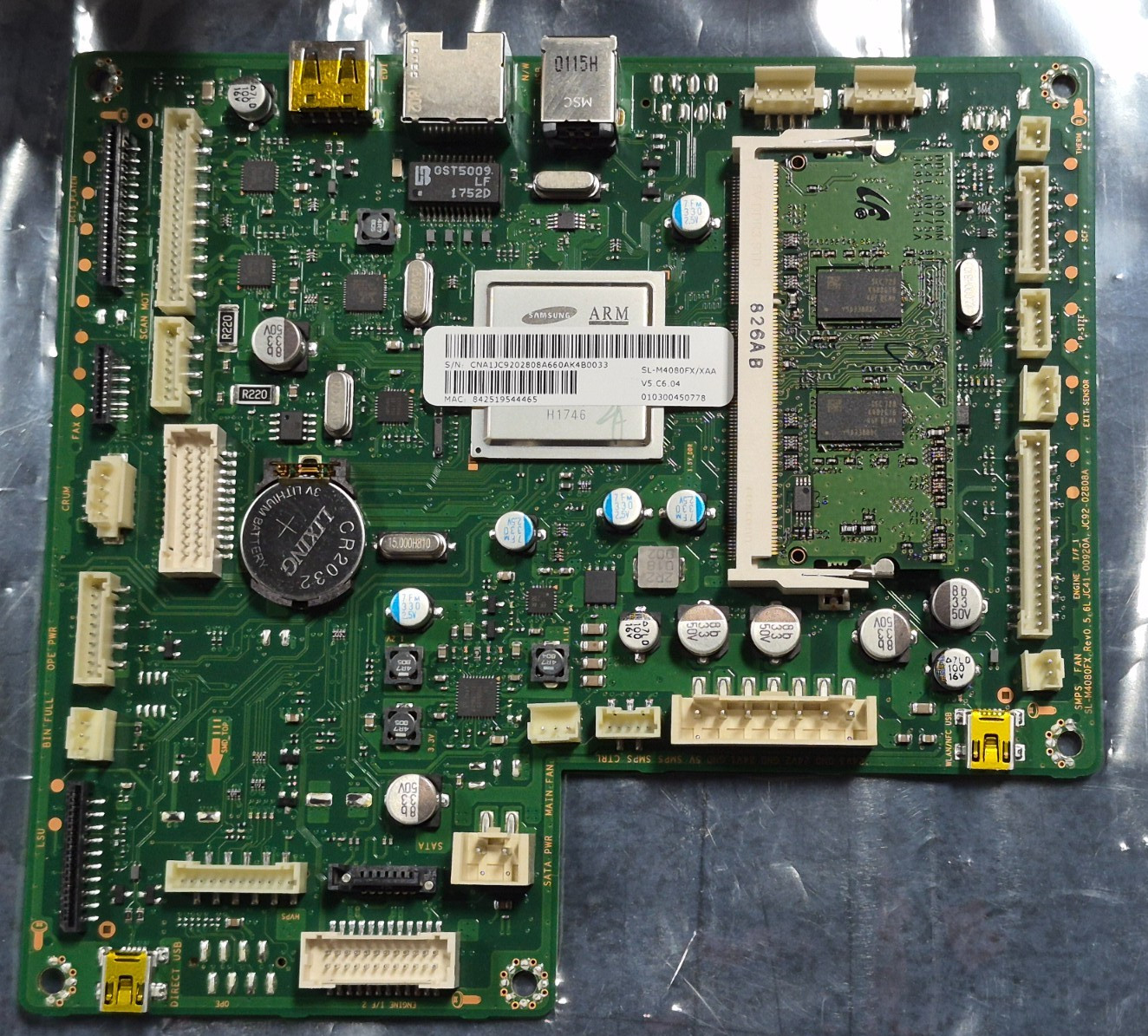 JC92-02808A SAMSUNG MAIN PBA