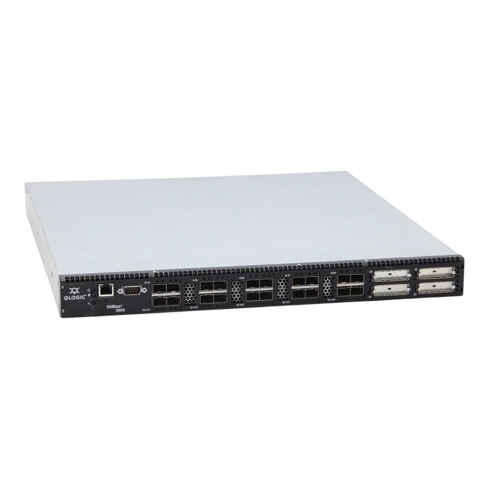 QLogic SANbox 5800V SB5800V-08A8 20-Port 8Gb/s Stackable FC SAN Switch