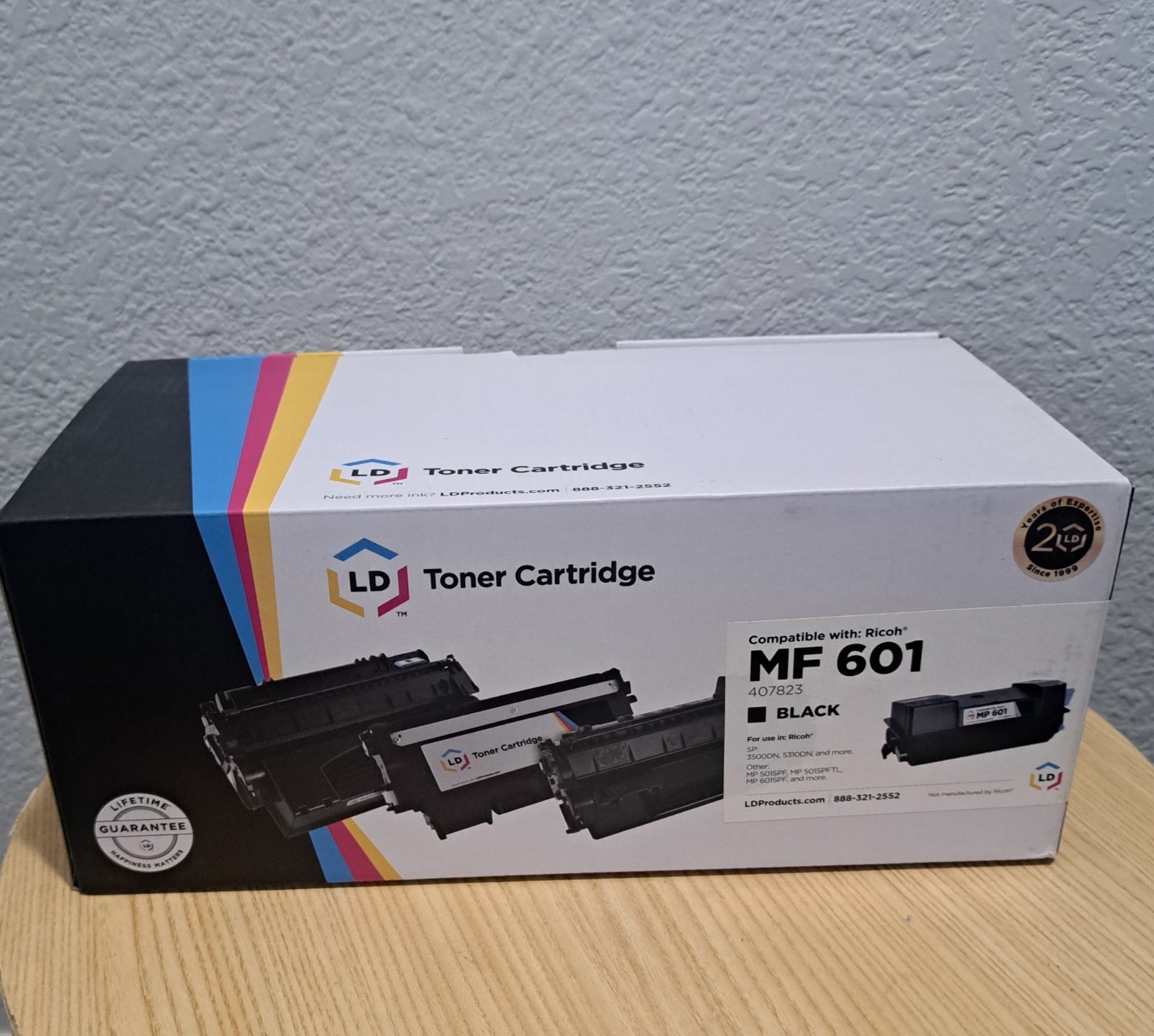 LD Toner Cartridge MF 601 Black 407823 New Sealed