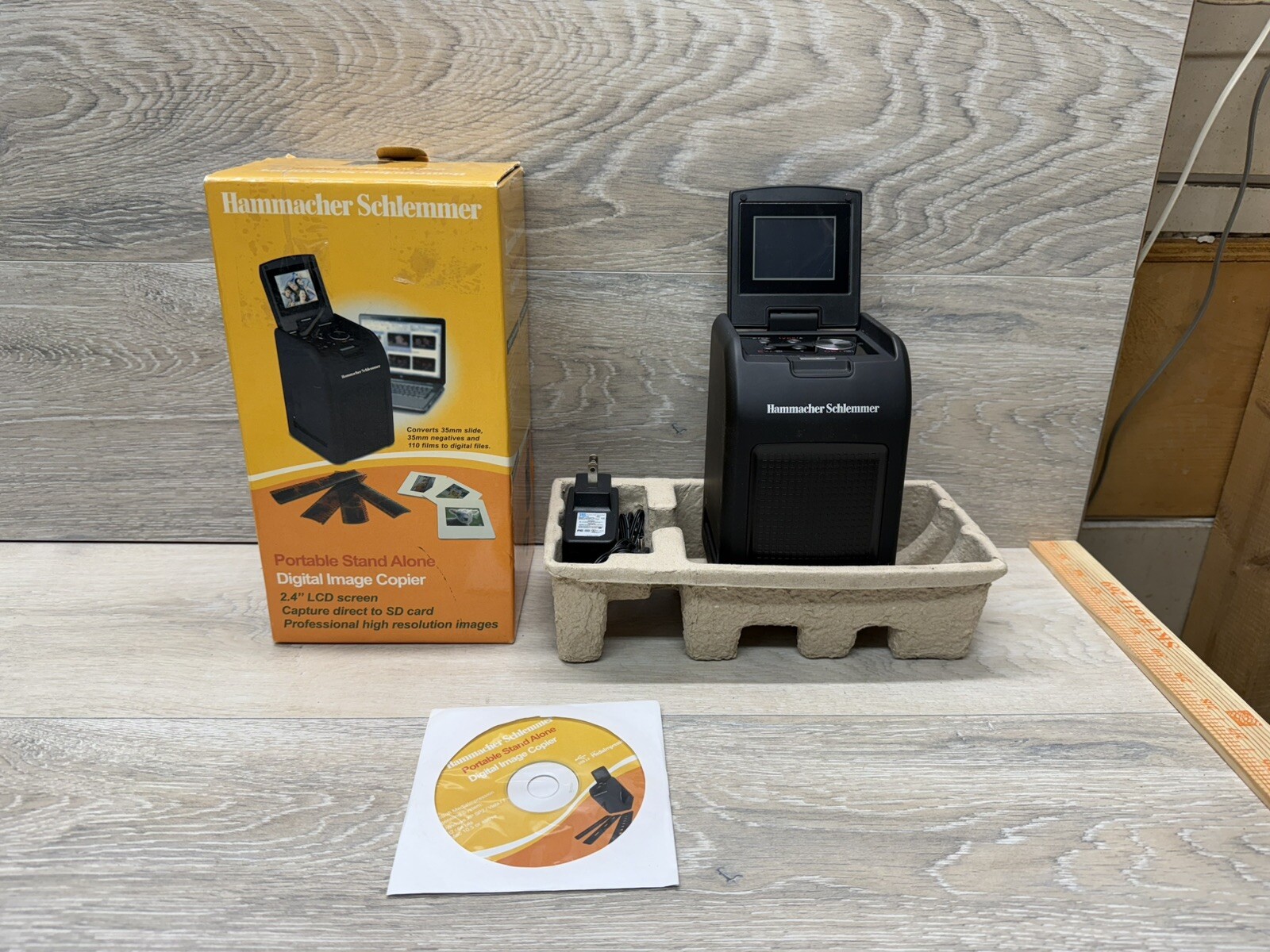 Digital Portable Slide Negative Film Converter 135mm Scanner *Missing Holders*
