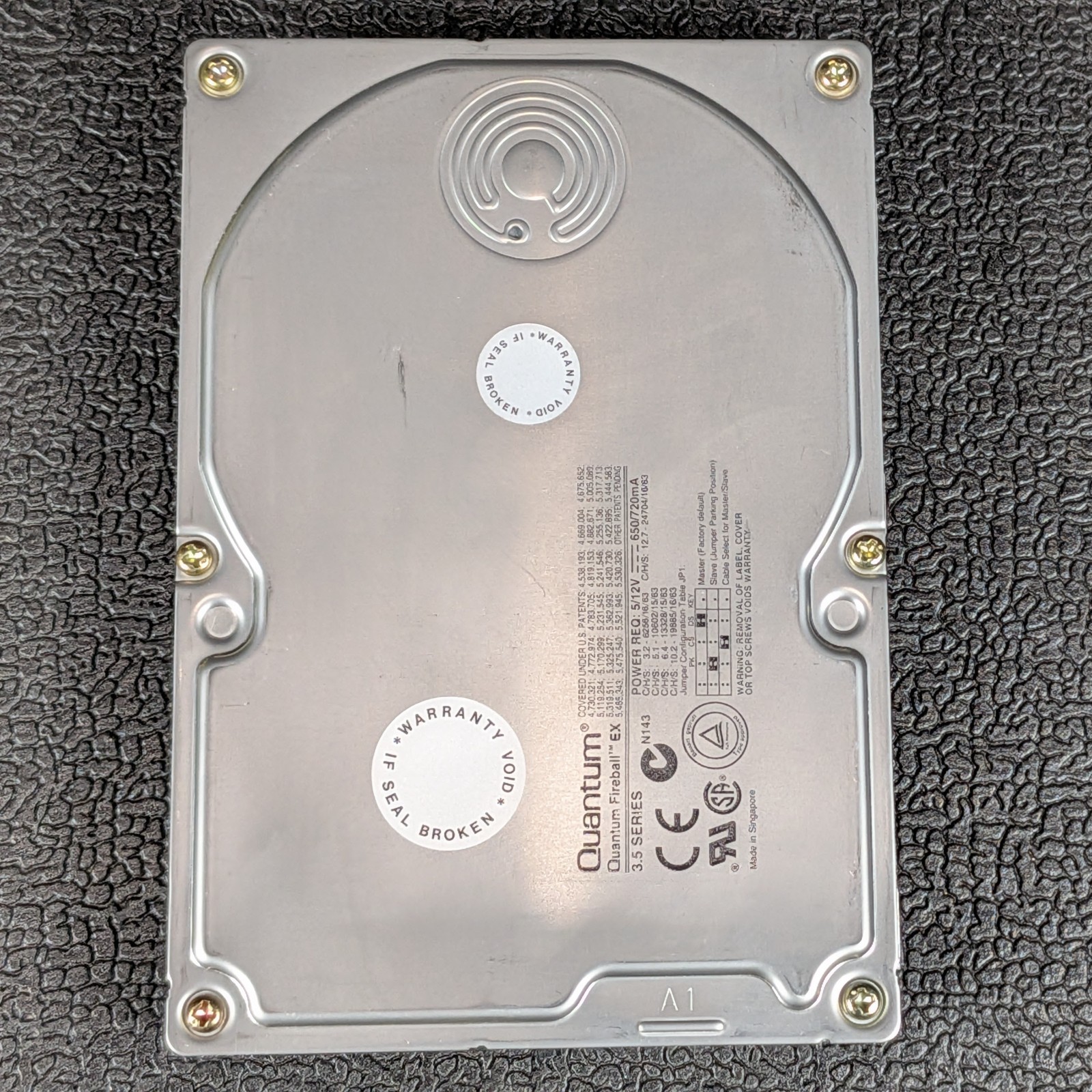 Quantum Fireball EX 3.2GB 3.5" IDE Hard Drive - EX32A014 - VTG - TESTED