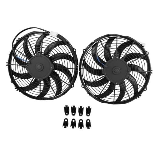 2PCS 12 Inch Radiator Fan Puller Curved Blades 30101522 VA10-AP50/C-61A | Used