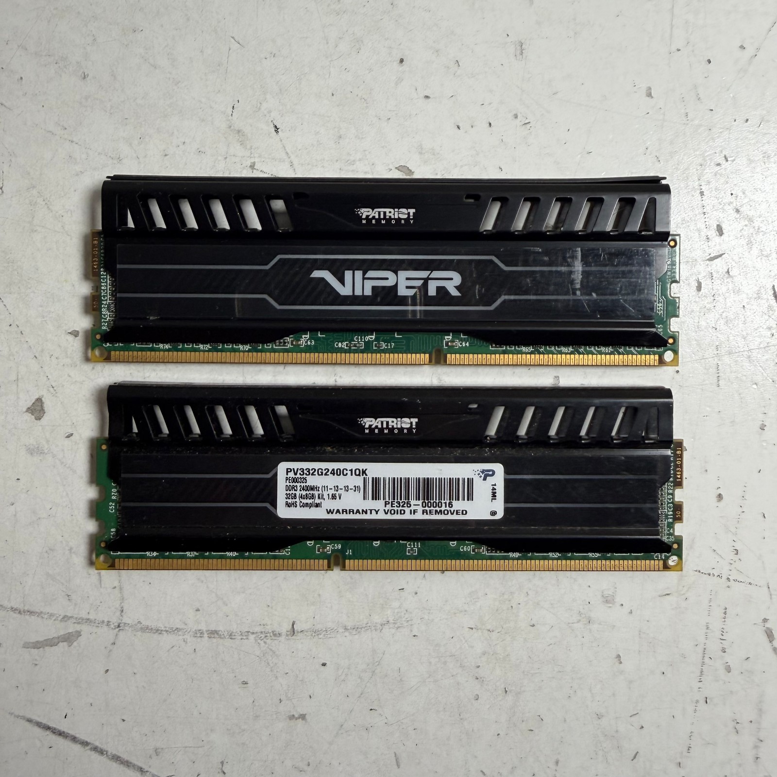 Patriot Viper 3 PV332G240C1QK 32GB (4 x 8GB) High Performance Desktop Memory Kit