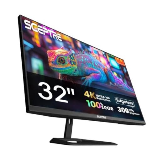 32-inch 4K UHD 3840 x 2160 Monitor 70Hz DisplayPort x2 HDMI x2 100% sRGB VA 32