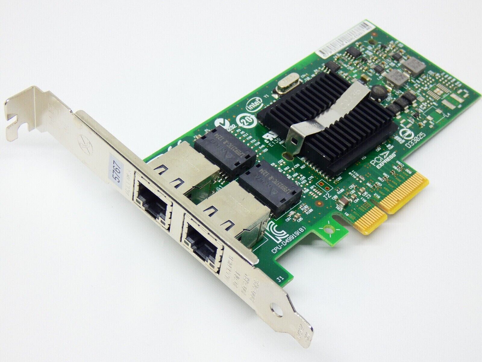 IBM 00E0836 1Gb 2-Port PCIe (x4) RJ-45 Ethernet-TX Card